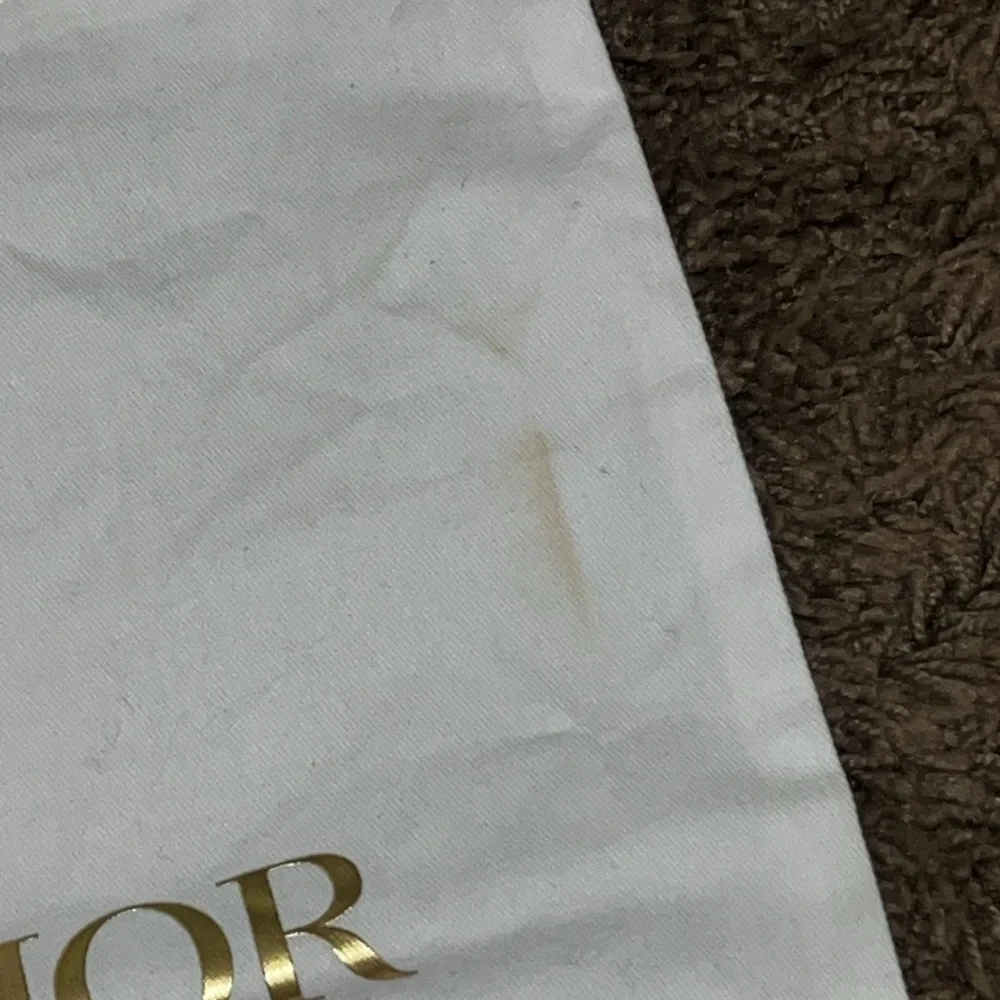 Dior Collectors White & Gold Floral Shoe Box &  Dust Bags